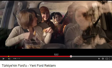 Ford Reklam'nda oyuncumuz Elif Sevin, annesi ve babasyla rol ald. - IMC AJANS