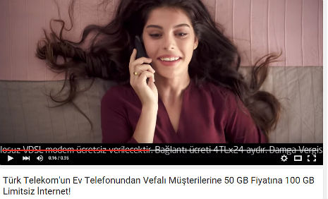 Trk Telekom Reklam'nda oyuncumuz Nur Cansu Solak, rol ald. - IMC AJANS