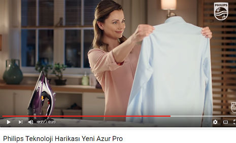 Philips Azur Pro t Reklam'nda oyuncumuz Anastassiya Unat, rol ald. - IMC AJANS
