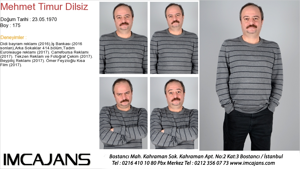 Oyuncumuz Mehmet Timur Dilsiz Beypili reklamnda yer almtr. - IMC AJANS