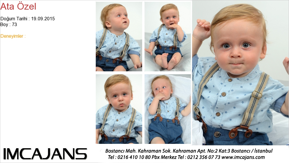 Johnson's Baby Reklamnda Oyuncularmz Gktrk Karabulut Ayaz oruh , Arda Toprak Gven, Mert Yiit Kara ve Ata zel Rol Ald - IMC AJANS