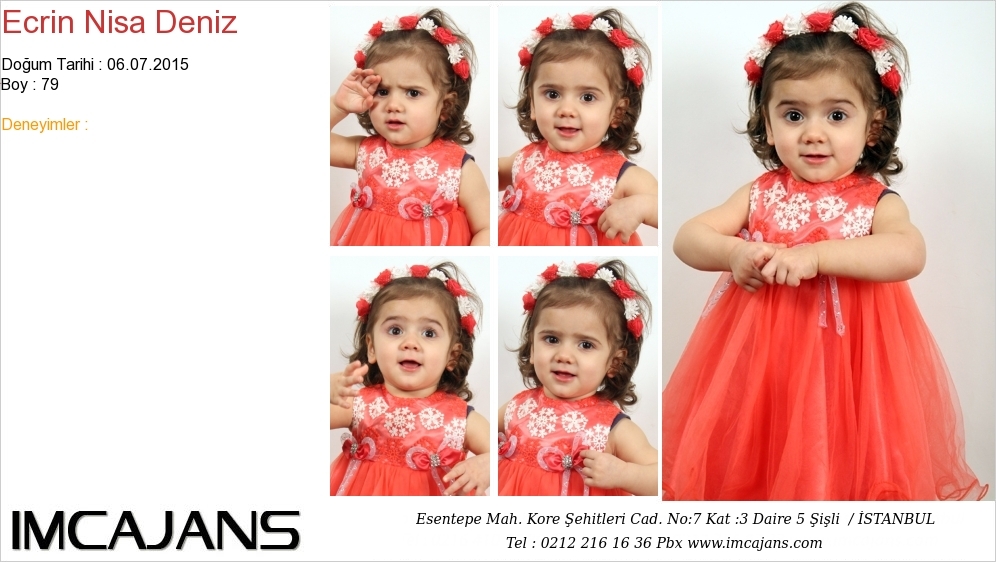 Ecrin Nisa Deniz IMC AJANS