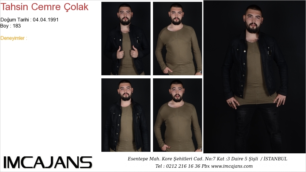 Tahsin Cemre olak - IMC AJANS