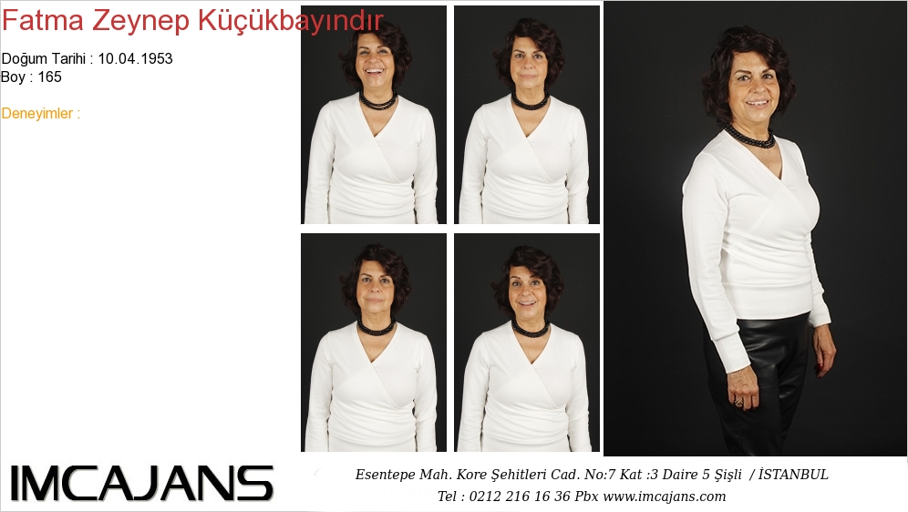 Fatma Zeynep Kkbayndr - IMC AJANS