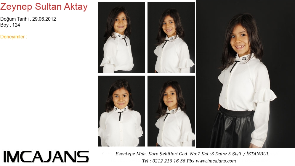 Zeynep Sultan Aktay - IMC AJANS
