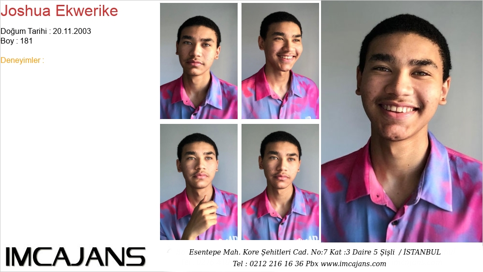 Joshua Ekwerike - IMC AJANS