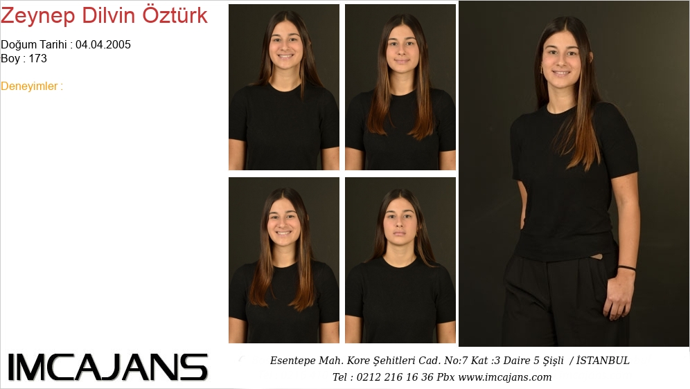 Zeynep Dilvin ztrk - IMC AJANS