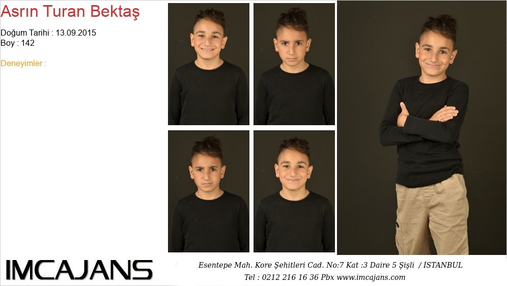 Asrn Turan Bekta - IMC AJANS