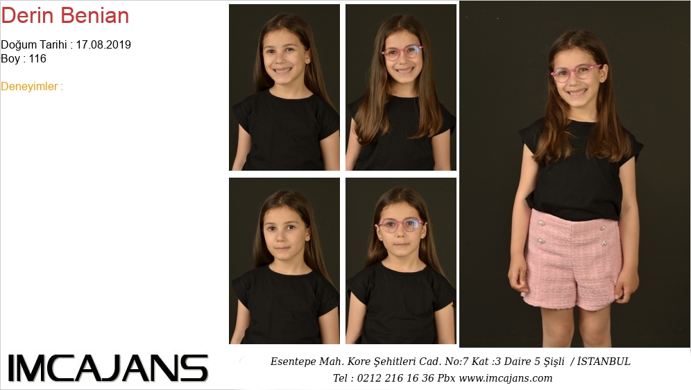 Derin Benian - IMC AJANS