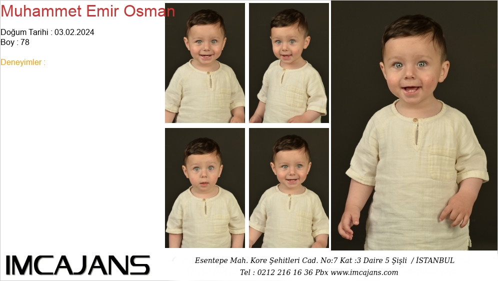 Muhammet Emir Osman - IMC AJANS