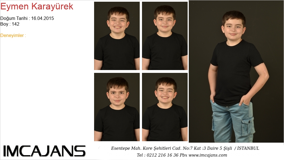 Eymen Karayrek - IMC AJANS