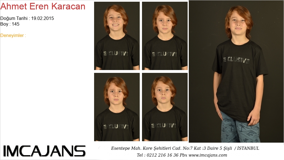 Ahmet Eren Karacan - IMC AJANS