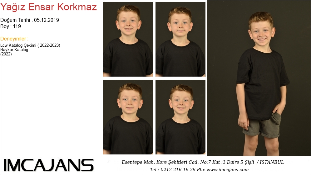 Yaz Ensar Korkmaz - IMC AJANS
