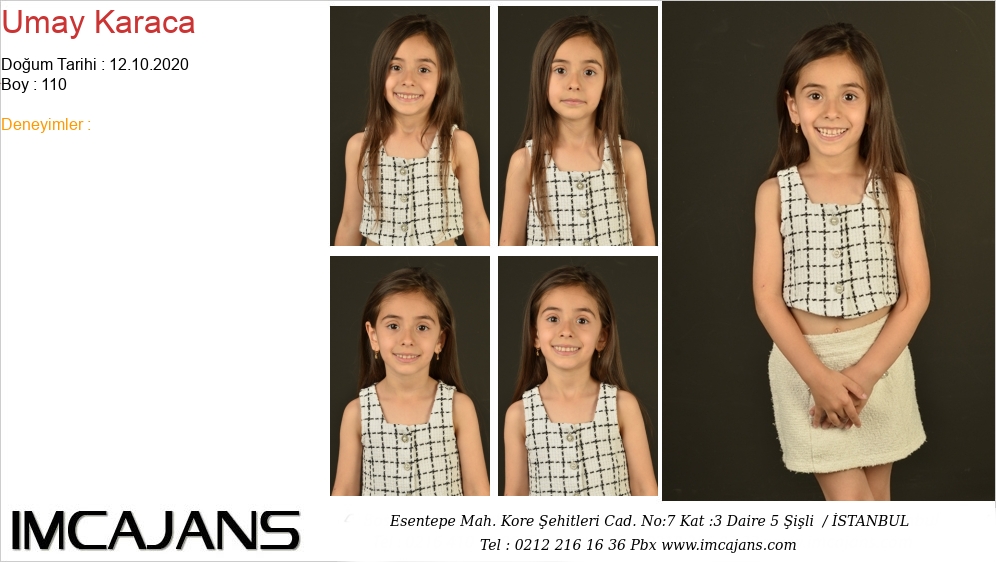 Umay Karaca - IMC AJANS