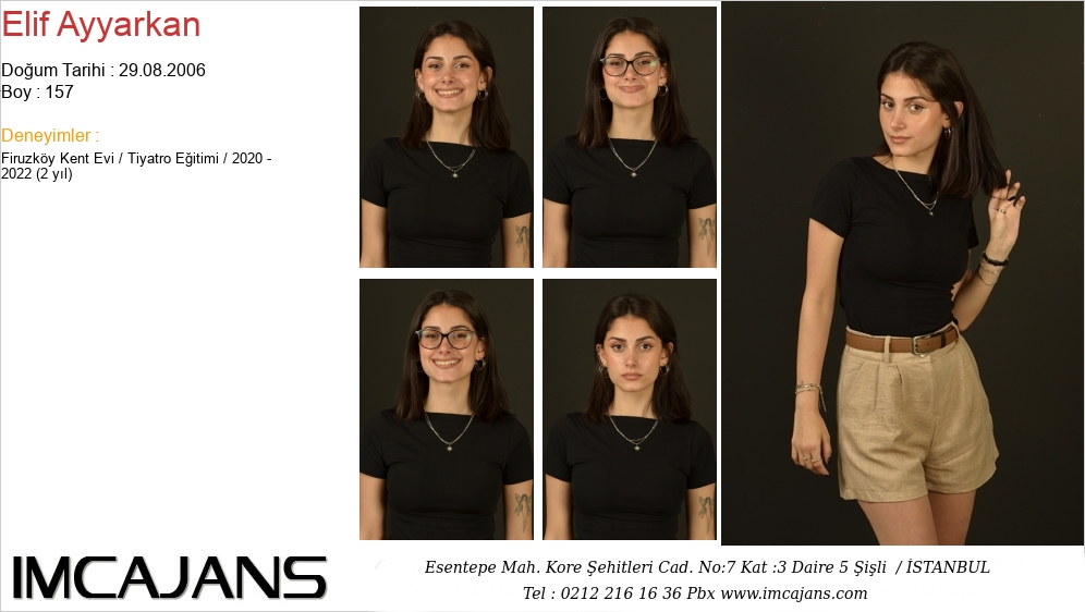 Elif Ayyarkan - IMC AJANS