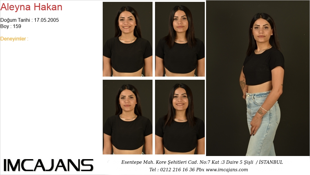 Aleyna Hakan - IMC AJANS