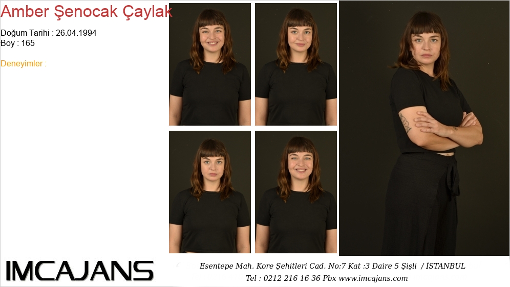 Amber enocak aylak - IMC AJANS