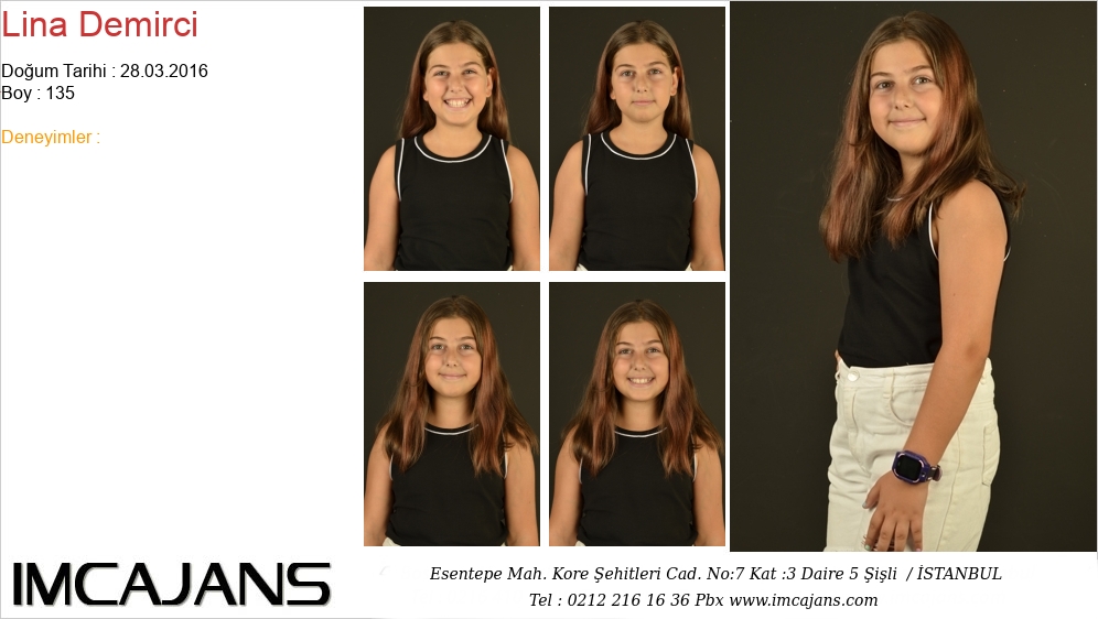 Lina Demirci - IMC AJANS
