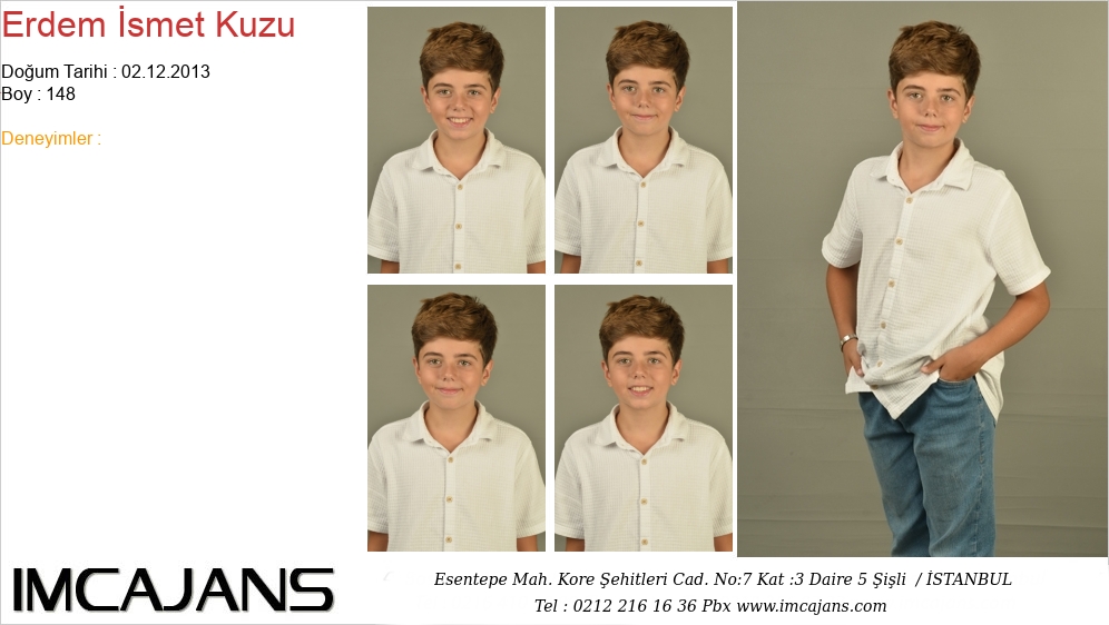 Erdem smet Kuzu - IMC AJANS