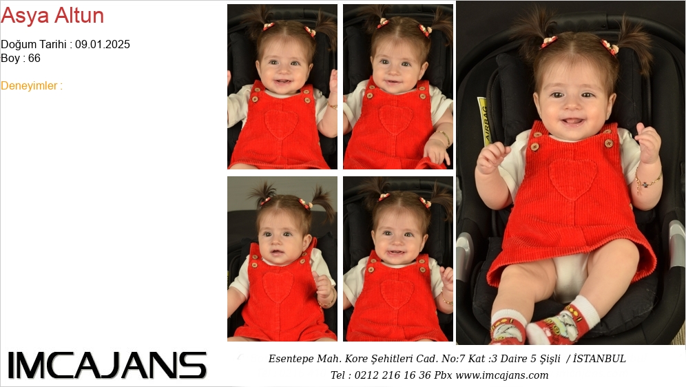 Asya Altun - IMC AJANS