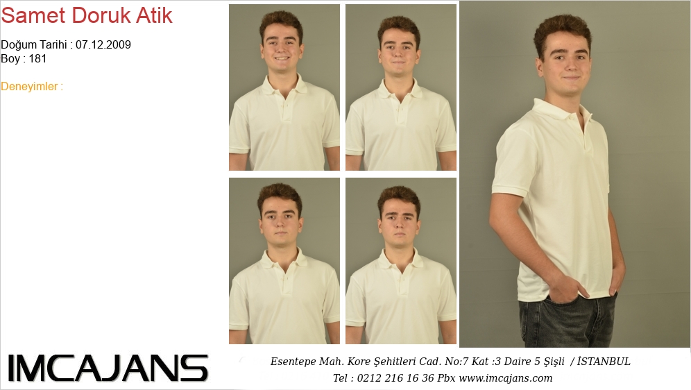 Samet Doruk Atik - IMC AJANS