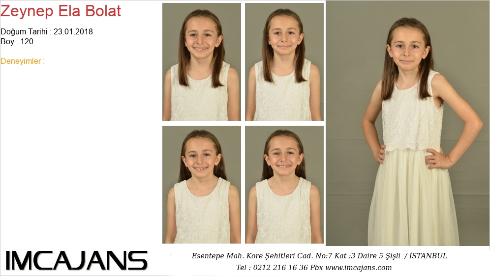 Zeynep Ela Bolat - IMC AJANS