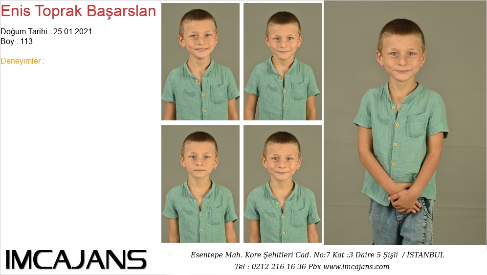 Enis Toprak Baarslan - IMC AJANS