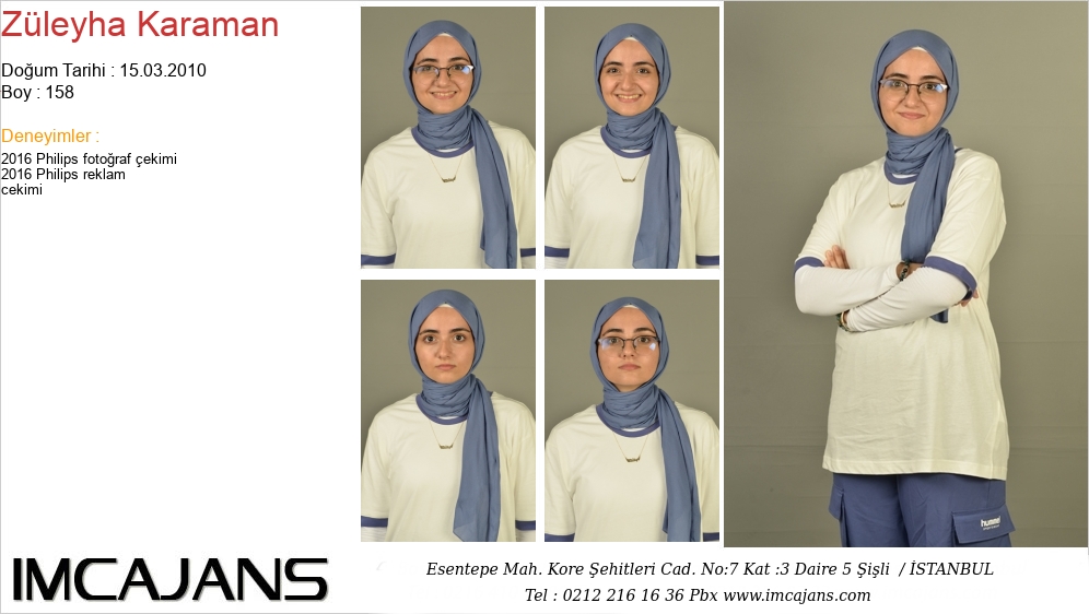Zleyha Karaman - IMC AJANS