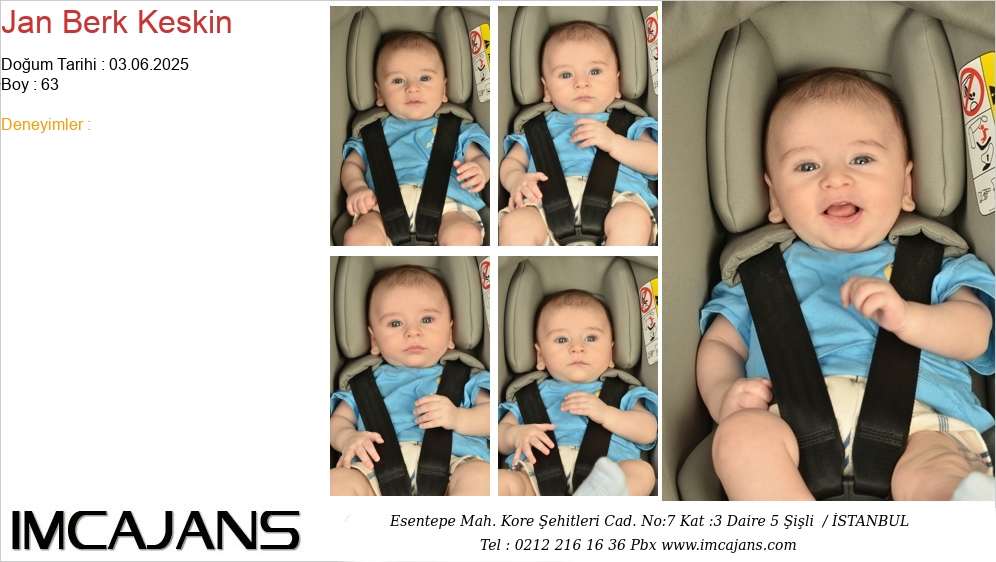 Jan Berk Keskin - IMC AJANS