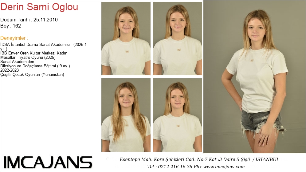 Derin Sami Oglou - IMC AJANS
