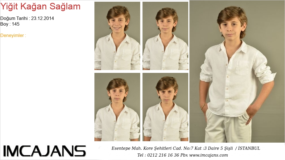 Yiit Kaan Salam - IMC AJANS
