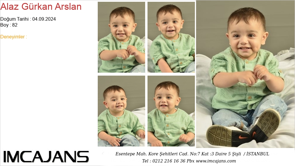 Alaz Grkan Arslan - IMC AJANS