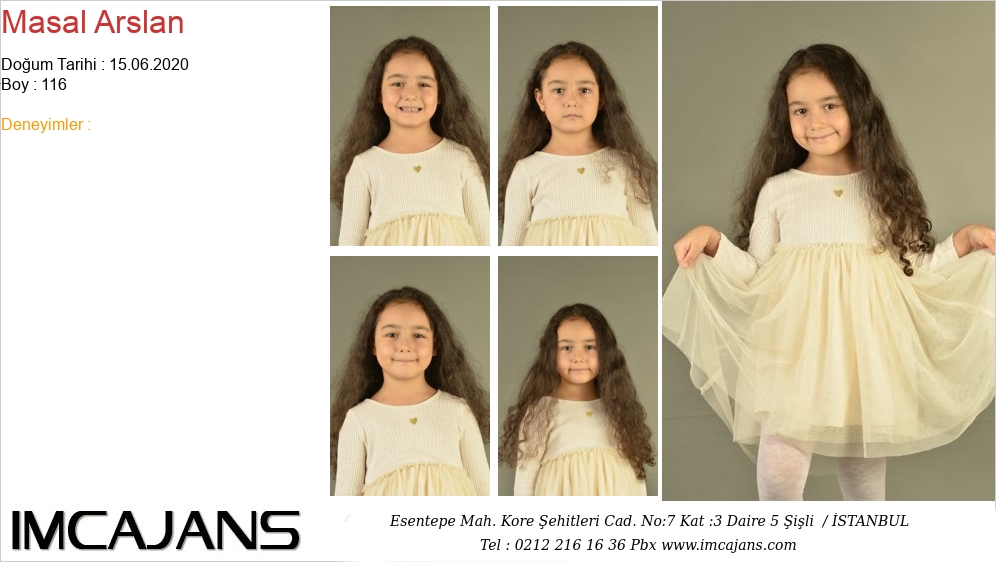 Masal Arslan - IMC AJANS