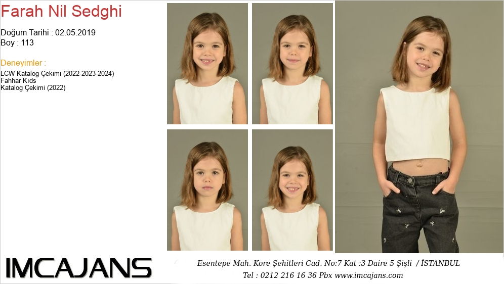 Farah Nil Sedghi - IMC AJANS