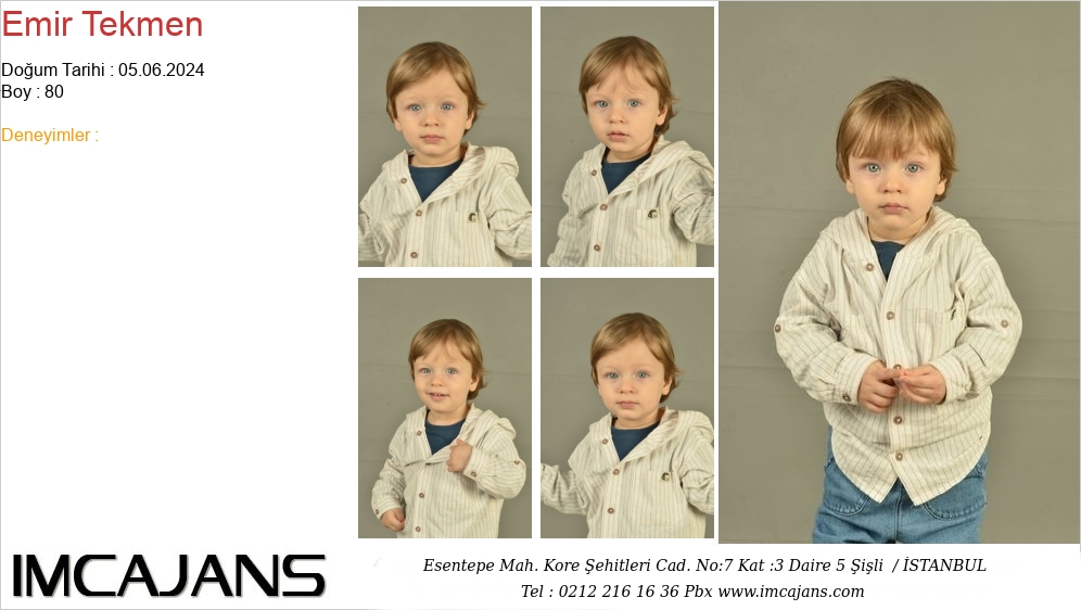 Emir Tekmen - IMC AJANS