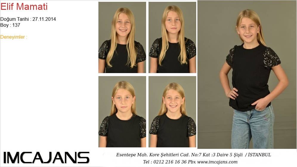 Elif Mamati - IMC AJANS