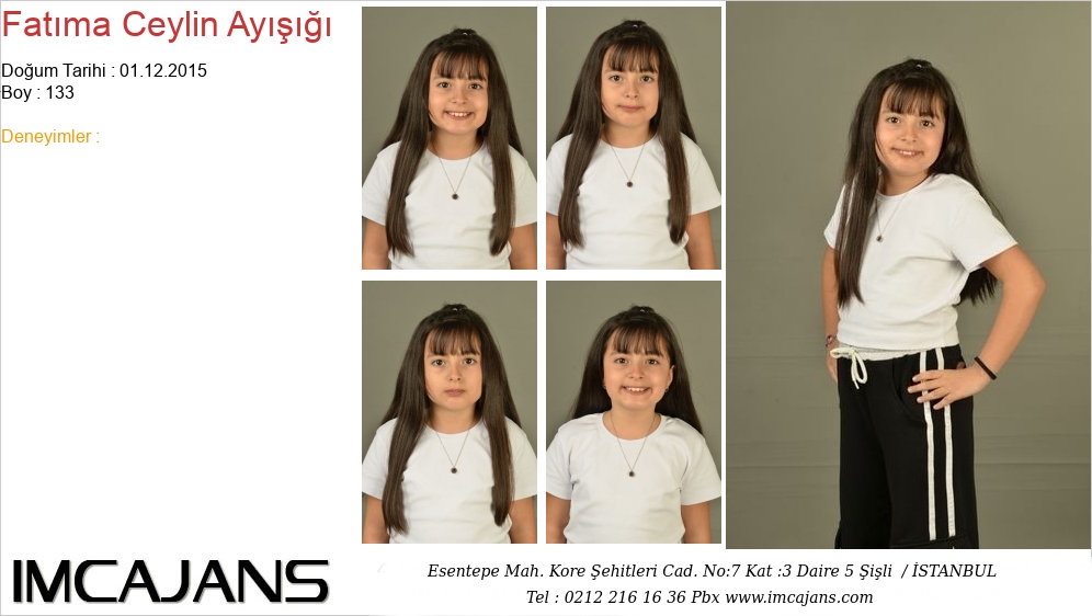 Fatma Ceylin Ay - IMC AJANS