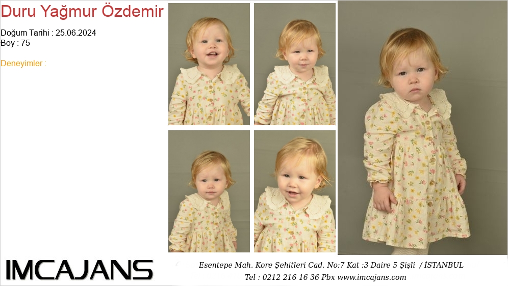 Duru Yamur zdemir - IMC AJANS
