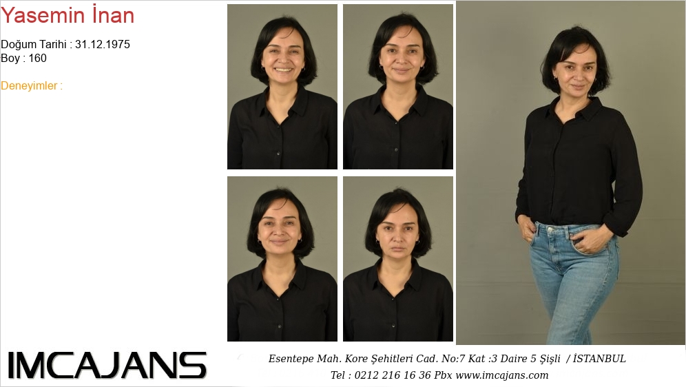 Yasemin nan - IMC AJANS
