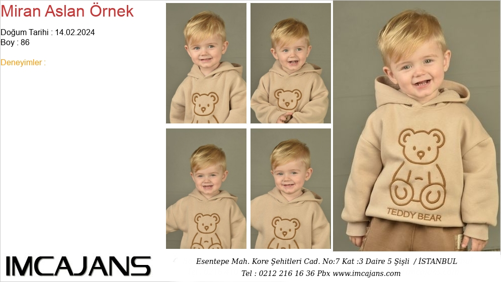 Miran Aslan rnek - IMC AJANS