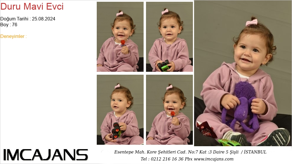 Duru Mavi Evci - IMC AJANS