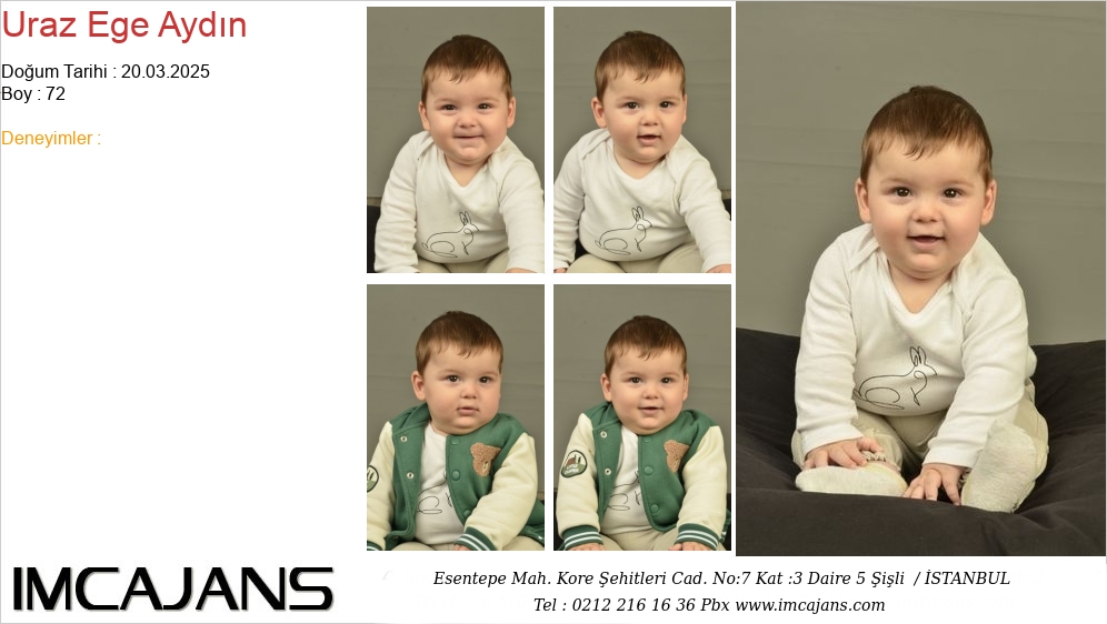 Uraz Ege Aydn - IMC AJANS