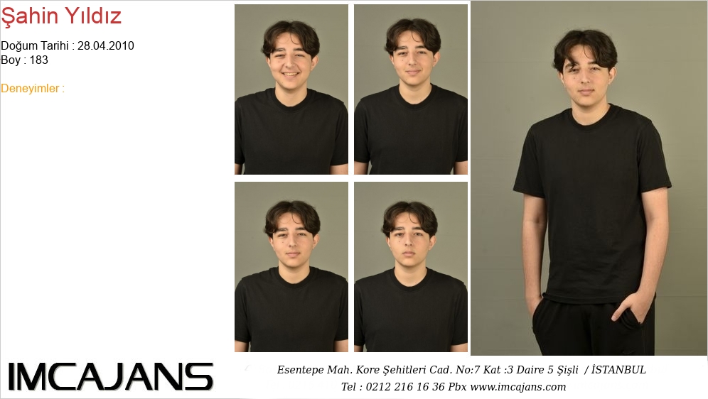 �ahin Y�ld�z - IMC AJANS