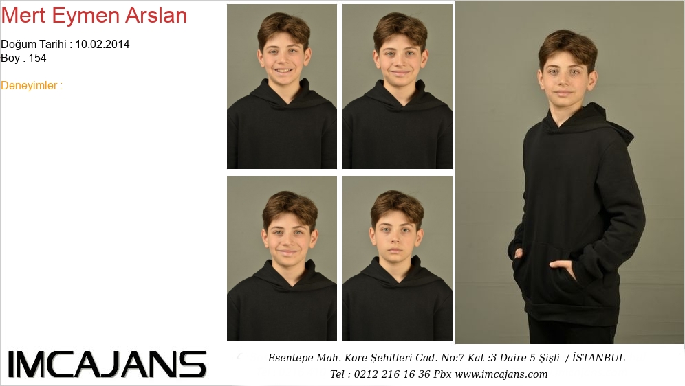 Mert Eymen Arslan - IMC AJANS