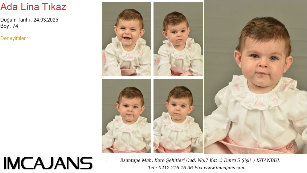 Ada Lina Tkaz - IMC AJANS