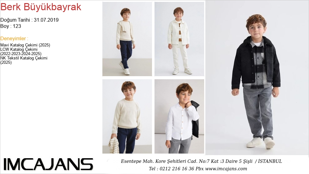 Berk Bykbayrak - IMC AJANS