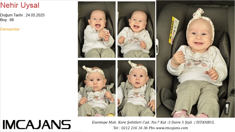 Nehir Uysal - IMC AJANS