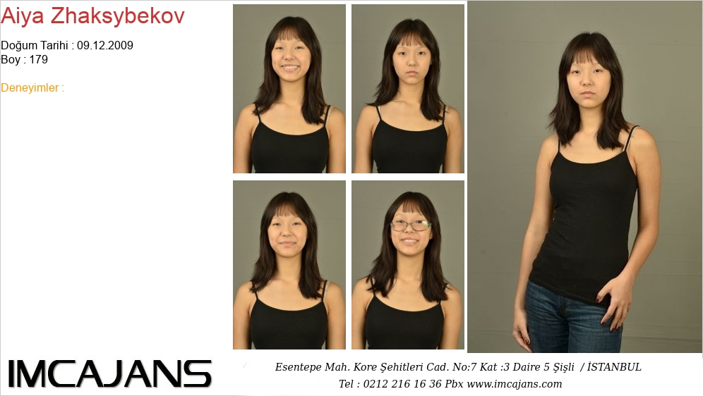 Aiya Zhaksybekov - IMC AJANS