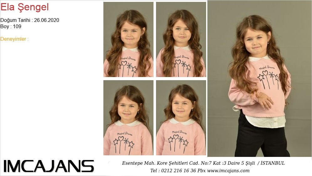 Ela engel - IMC AJANS