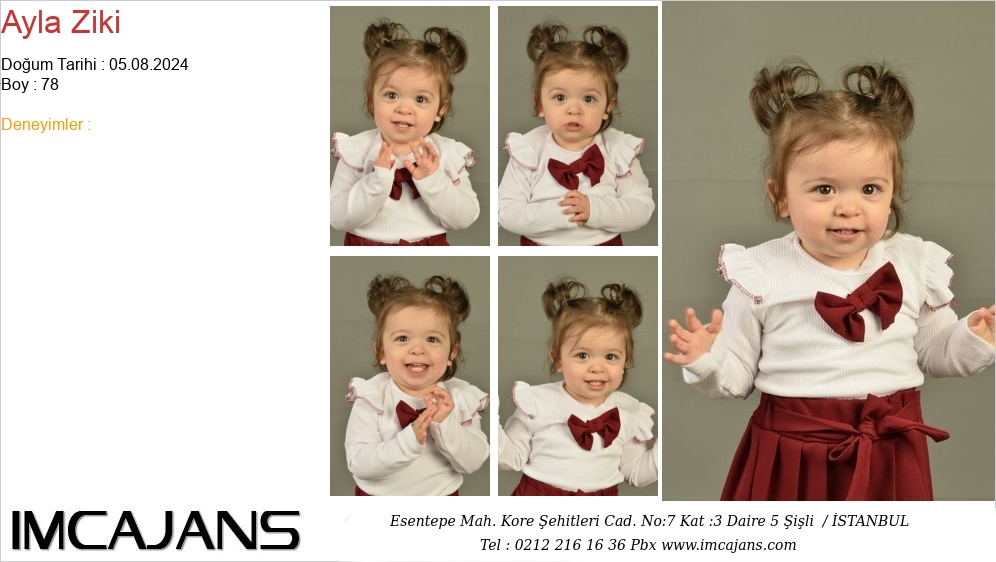 Ayla Ziki - IMC AJANS